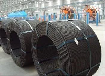 Black Galvanized Steel Wire Ropes 14mm Black Coated Steel Strand, Matt Black Oxide Stainless Steel Cables