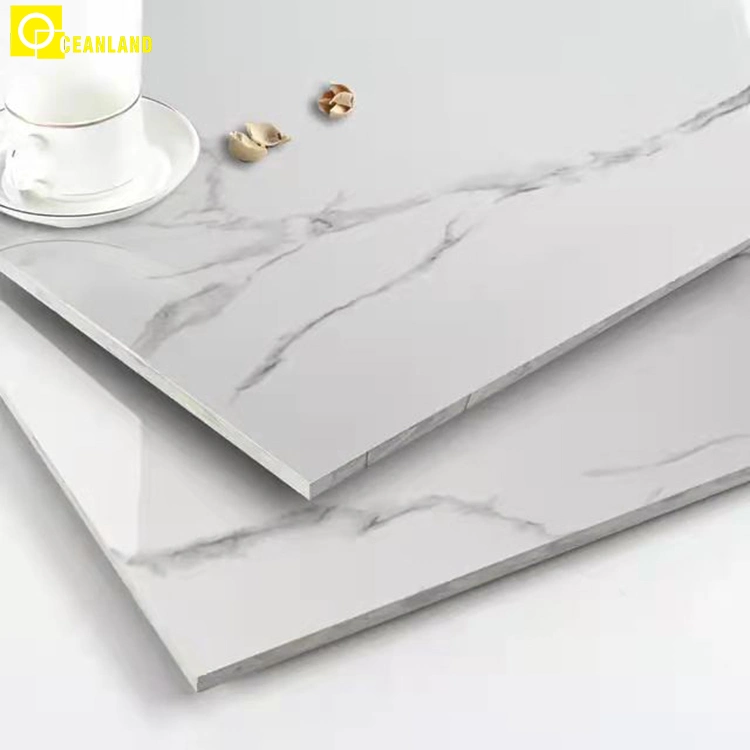 White Marble Floor Polished Glazed Pisos Porcelanato Tile Floor Porcelain Price