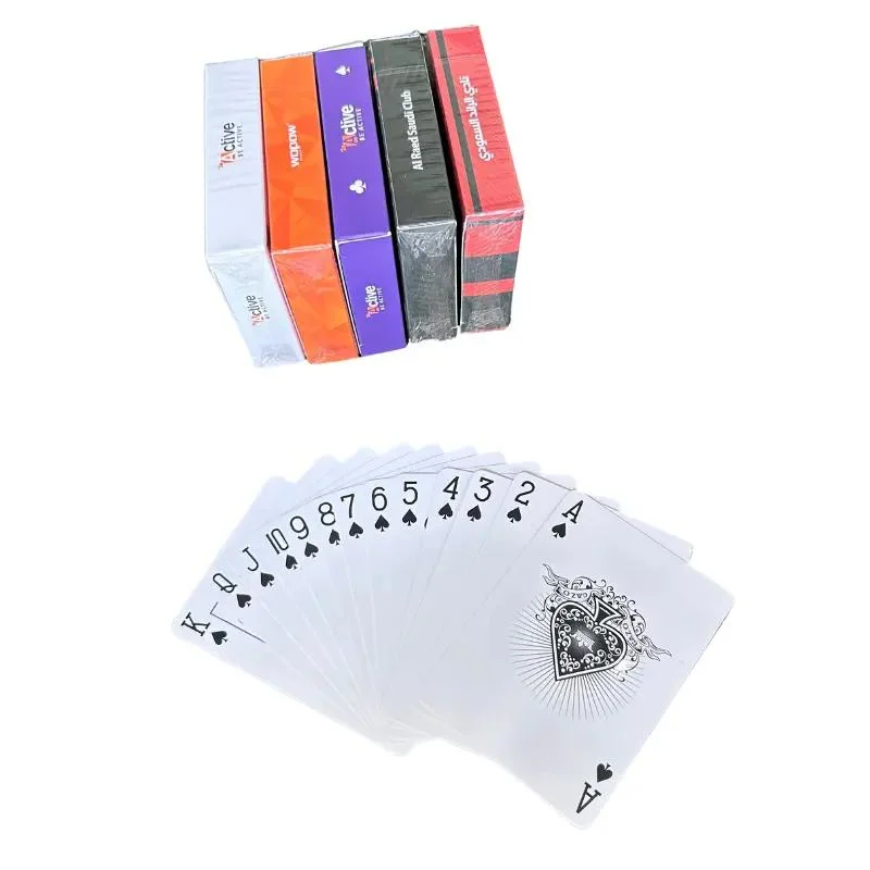 Wholesale Custom PVC Material Poker Playing Card