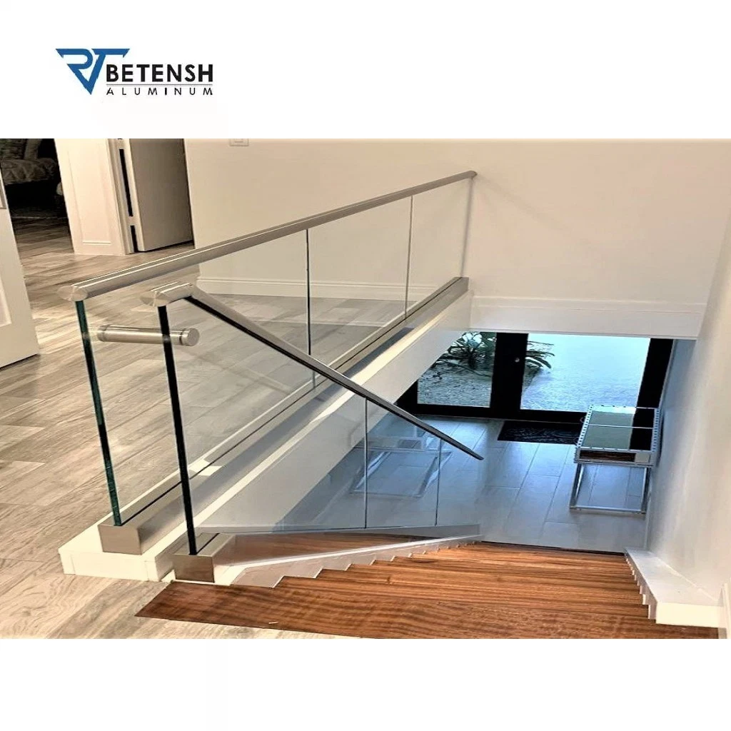 High quality/High cost performance  China Stainless Steel Balustrade Aluminum Glass Railing with CE/ISO9001 for Handrail /Office