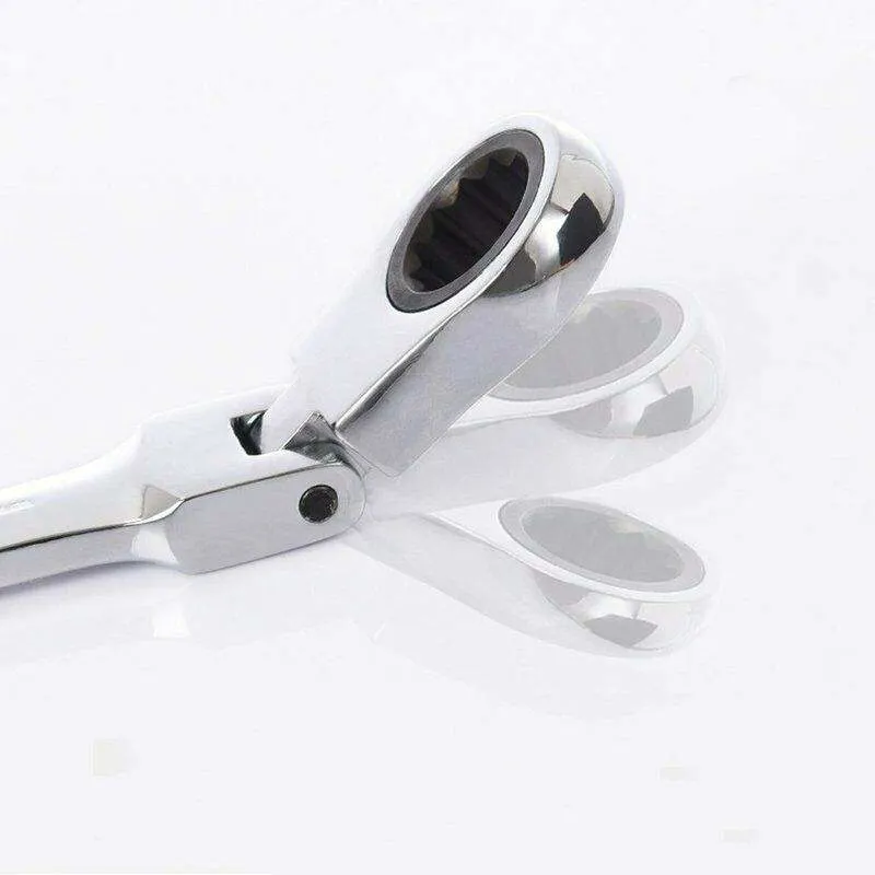 Chrome Vanadium Steel 72t Combination Ratchet Wrench Plum Wrench Double Head Open Ended Wrench