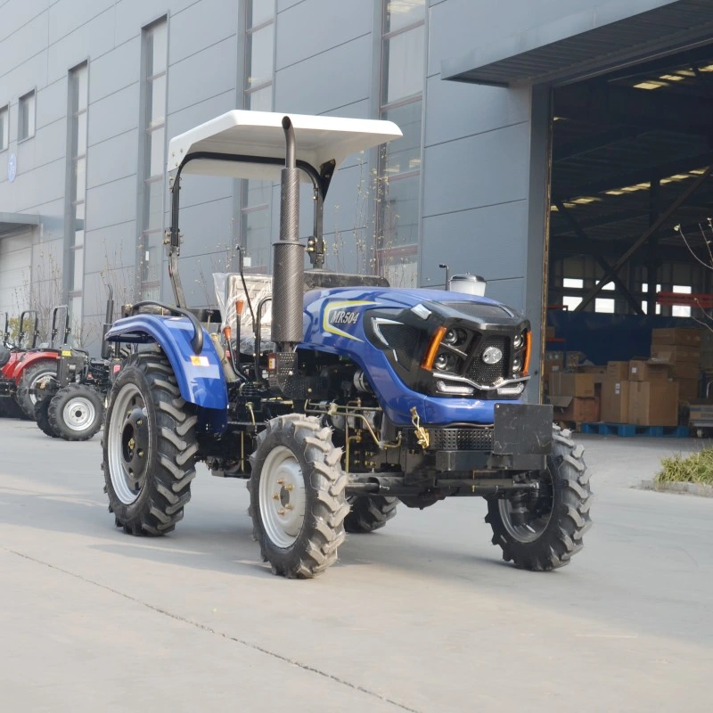 4X4 50HP Sunshade Farm Agricultural Tractors Hydraulic System