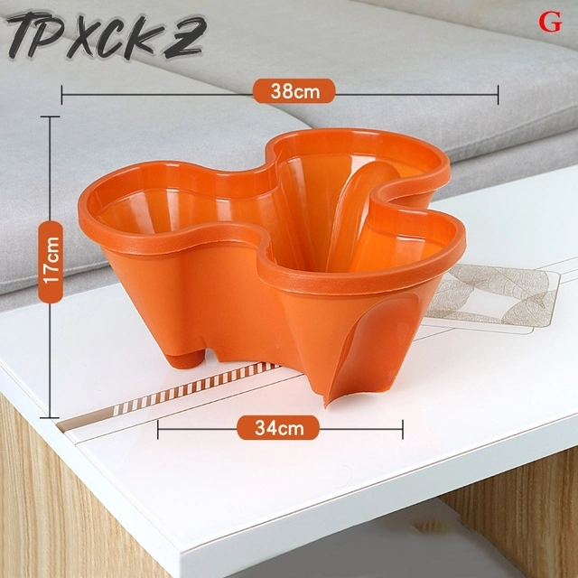 Stack-up Type Stereoscopic Four Petal Flowerpot Strawberry Plant Pot for Flower Vegetables Flower Pot Garden Planters Maceteros