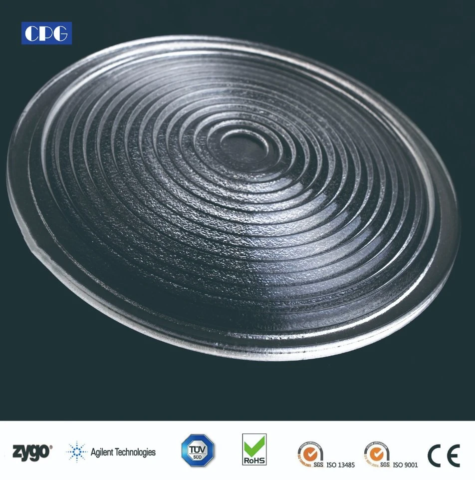 Diameter 200mm optical fresnel lens of optical glass or other material