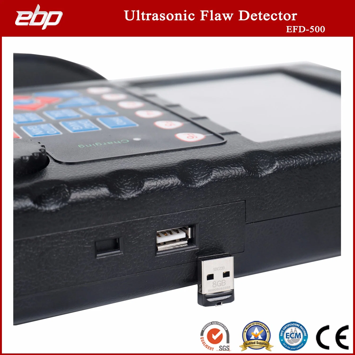 Portable Digital Ultrasonic Flaw Detector Ultrasonic Testing Equipment