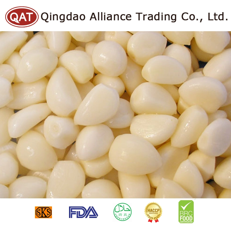 Wholesale/Supplier Price IQF Frozen Peeled Garlic Cloves Diced Garlic with Brc Grade in Bulk Retail Packing