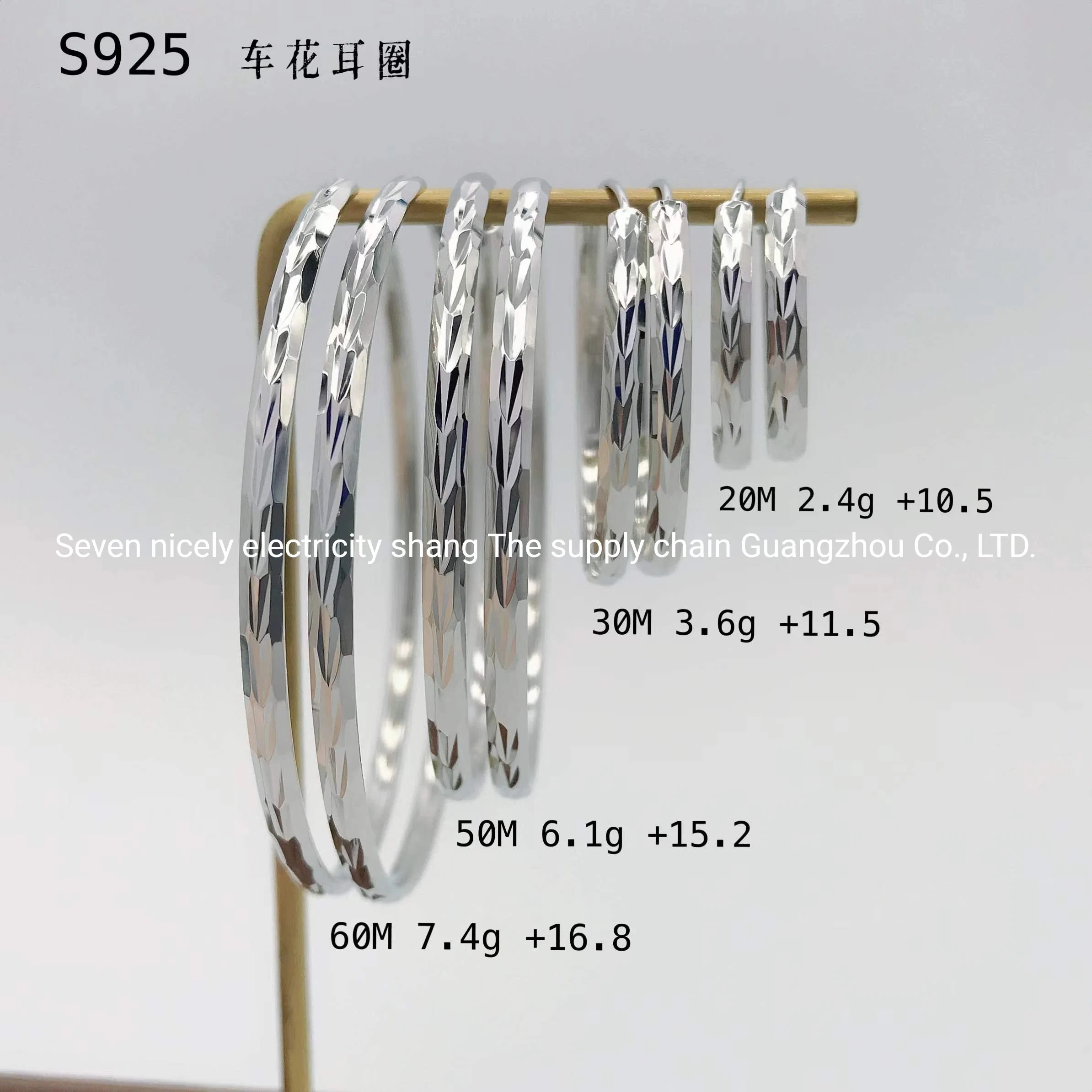 High quality/High cost performance Jewelry Factory Wholessale 925 Silver Jewerlly Hoop Earrings for Women