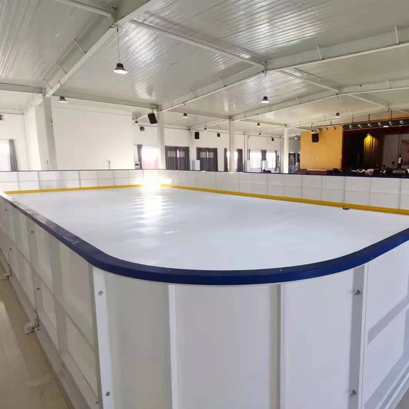 Lámina sintética de pista portátil UHMWPE artificial Synthetic Ice Rink / Tabla de patinaje sobre hielo hojas de plástico