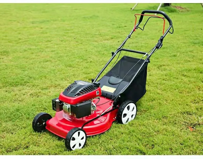China Supply Gasoline Powered Petrol Lawn Mower Mover Power Lawnmower