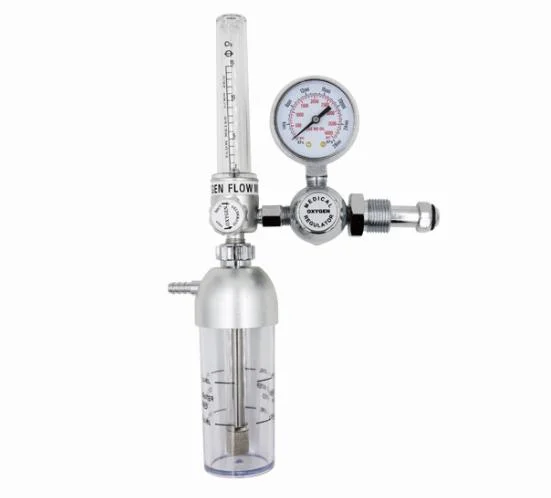 Oxygen Flow Meter Normal Range High Flow 0-15 Lpm Medical Oxygen Air and Oxygen Flow Meters