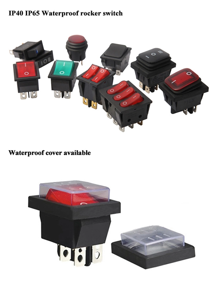 2021 China Small Rocker on off Switch Kcd1-101-4 Car Window Rocker Switch with High quality/High cost performance 