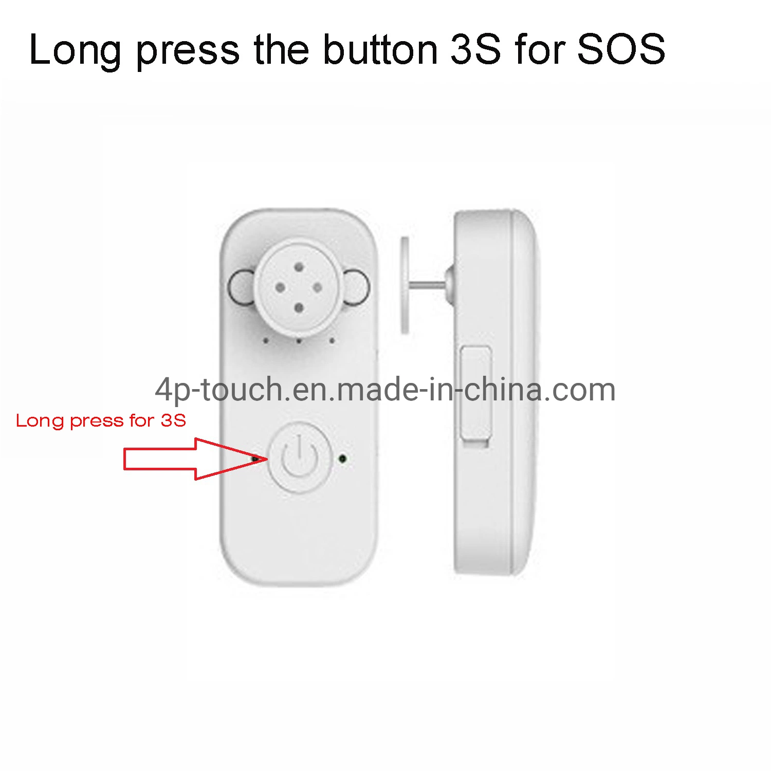 Mejor 4G IP67 impermeable tiempo real Google Map ubicación segura Dispositivo SOS Mini oculto GPS Rastreo Rastreo A43