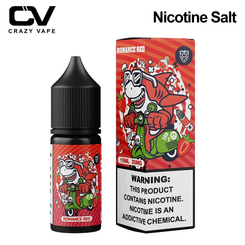 La nueva locura de Vape Best Sellers es un buen producto OEM ODM 15ml 35mg E Liquid E jugo para Vape