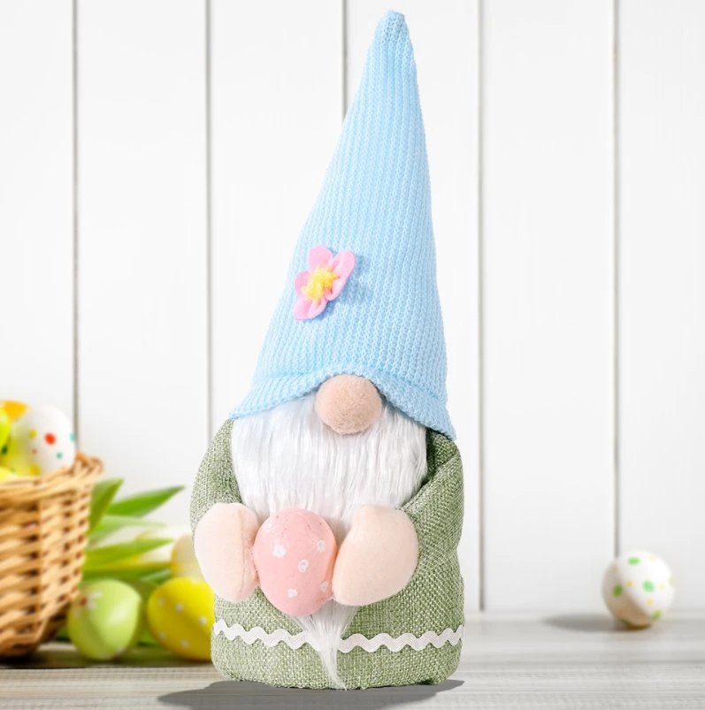 Osterhase Gnome Spielzeug Frühling Kaninchen Plüsch Urlaub Dekoration Gnome Ornament-Handwerk