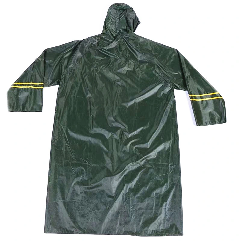 High Visibility Reflective Strip Waterproof Safety Rain Coat