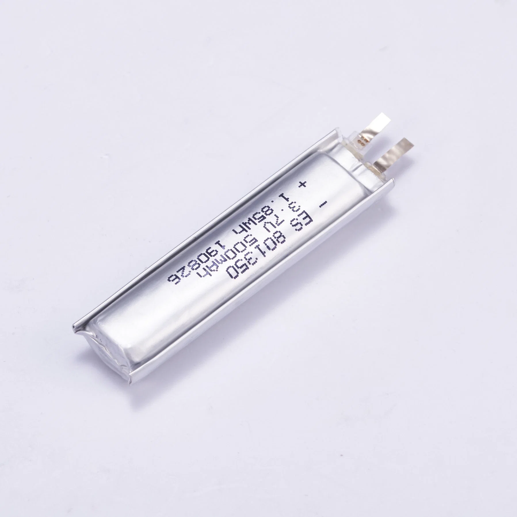 New Energy Rechargeable Lithium Polymer Battery 801350 3.7v 500mAh for Blue Speaker