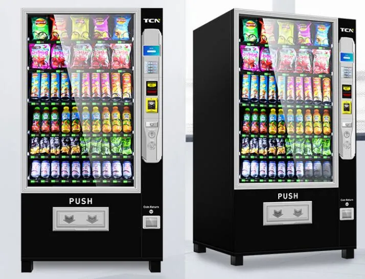 Tcn Smart 24 Hours Self-Service Automatic Milk Food Snack Drink Vending Machine