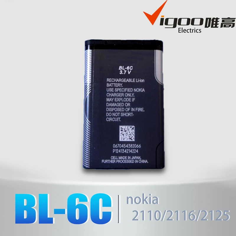 3.7V Lituium Battery Mobile Phone Battery Bl-6p