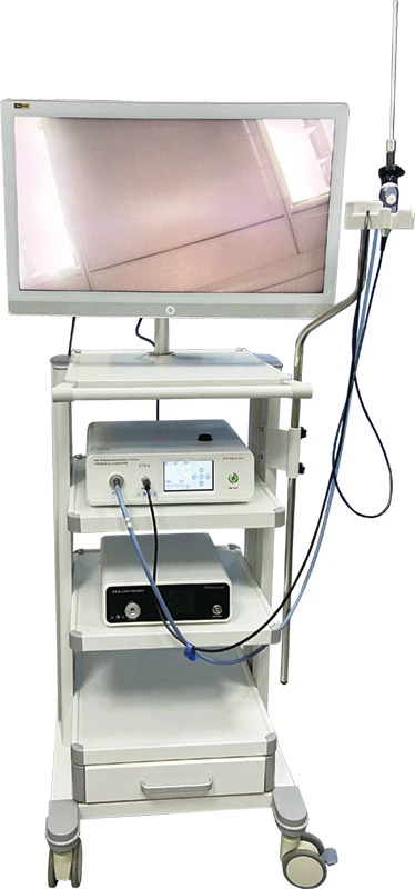 Fuente de luz LED Medical endoscopio E12un soporte con sistema de cámara