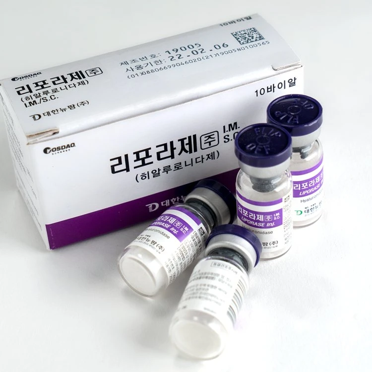 Anti Aging Hyaluronidase Injection Uses for Dermal Filler Removal Hyaluronidase Solution Hyaluronic Acid Gel Dissolving