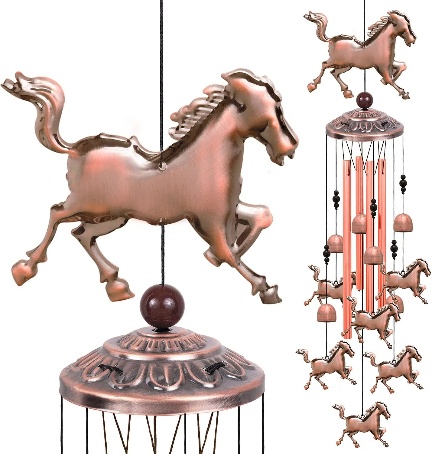 Horse Wind Chimes Outdoor, Memorial Wind Chime, Gift