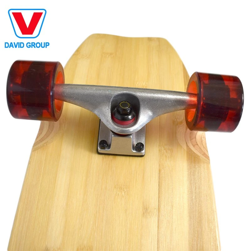 Rolete Fosco Costom Conjunto de madeira de bambu Skate Super Cruiser