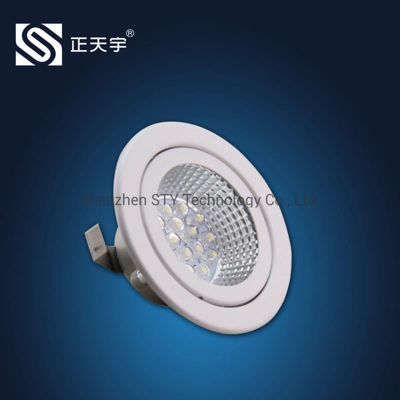 AC High Power 220V Flush Mount LED Cabinet Wardrobe Counter Cupboard Puck Lighting Metal Quality