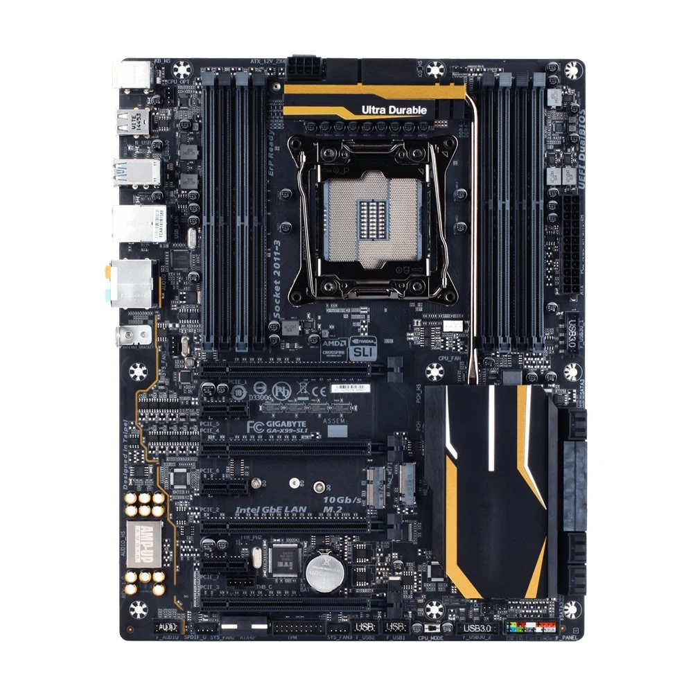 Placa mãe ATX X99 de alta qualidade Dual E5 LGA2011-3 placa mãe para jogos 256g DDR4 de canal duplo com PCIe M.2 SATA M.2