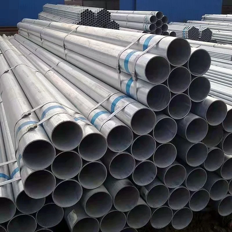 Hot DIP Gi Galvanized Steel Pipe and Tubes Pre for Construction