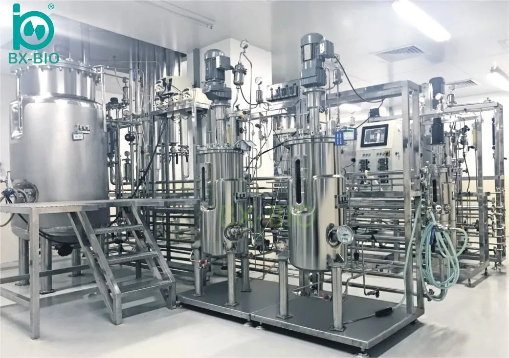 10-10000L Mcirocists الثقافة تخمير البذور استانلس ستيل fermenter BioreActor لمدة الفطريات أ أمينو حمض البكتيريا