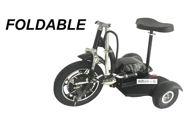 Disabled 3 Wheel Patinete Eletrico 48V Electric Foldable Trike Scooter for Adult