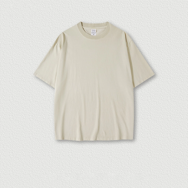 High Quality Unisex Blank Cotton Mens Oversized T-Shirt Heavyweight Acid Wash Tshirt