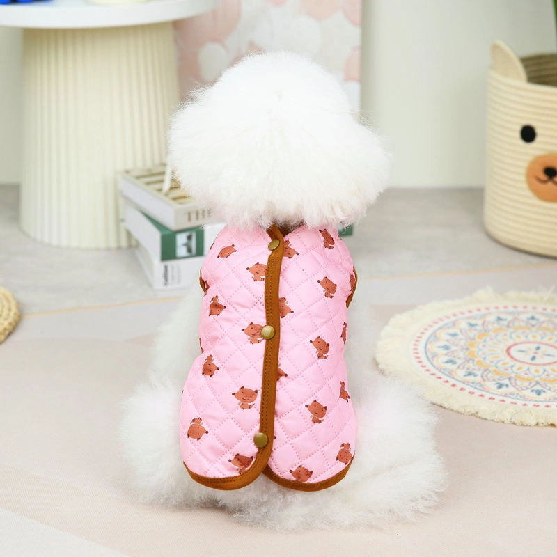 Fashion Clothes Pet Apparel Autumn and Winter Pet Clothes Small Dog Clothing Cotton Dog Vest Warm Winter Dog Clothes