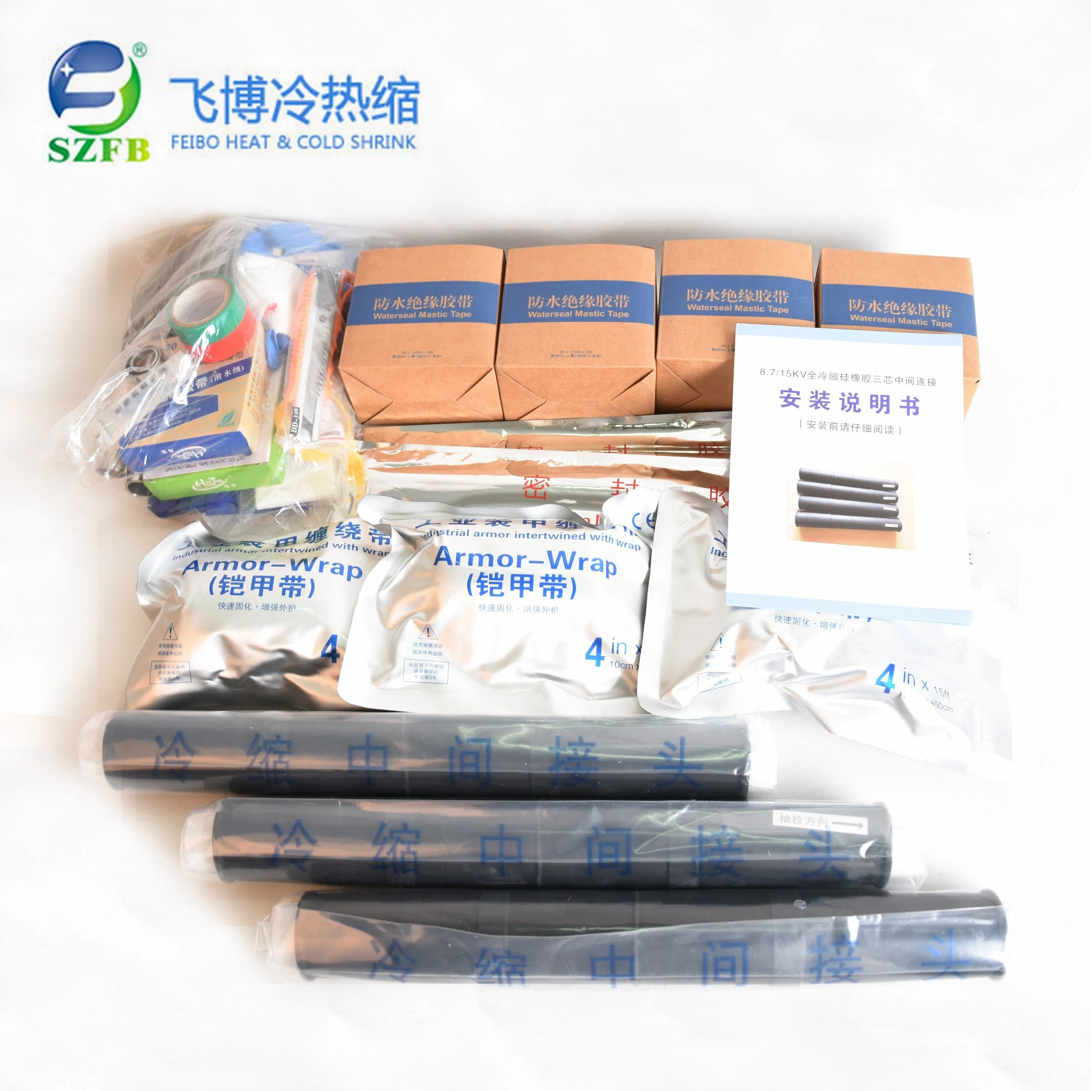 China Made 10kv Shrinkage Joint Intermediate Connection Kit