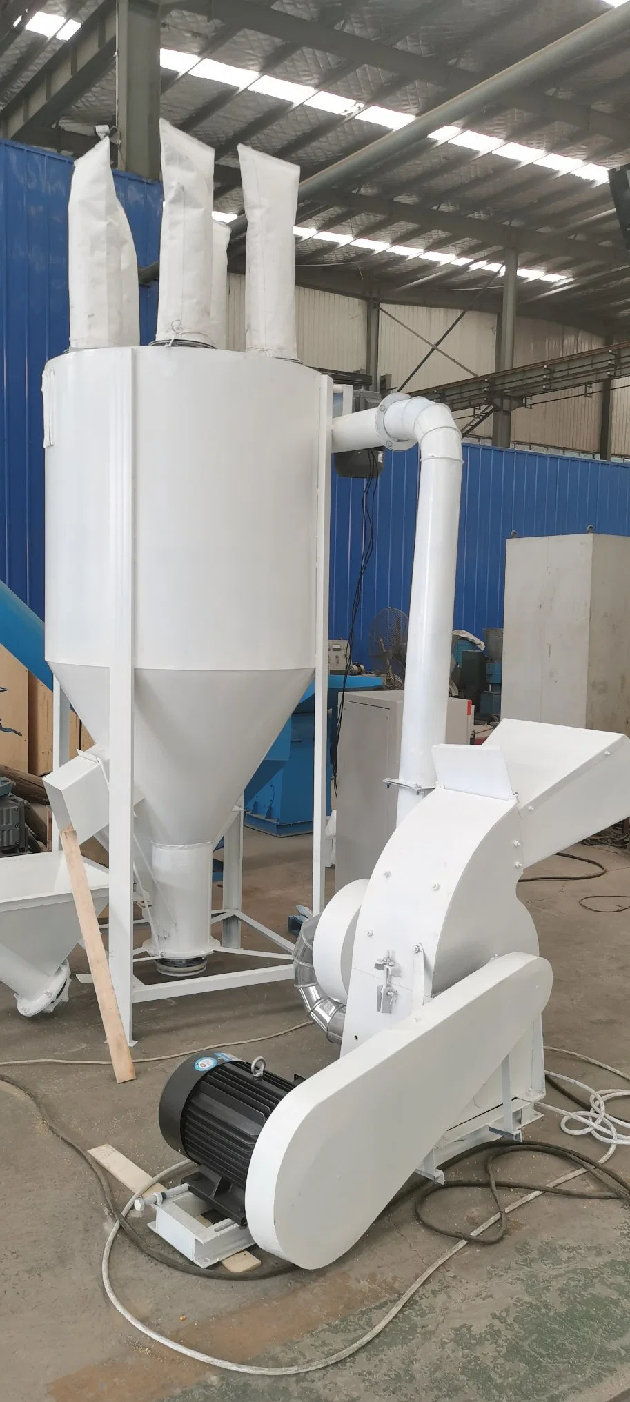 Simple Livestock Pellet Feed Machine Line Animal Feed Plant 500kg/H Poultry Food Pellet Production Line Chicken Cattle Feed Pellet Making Machine Plant with CE