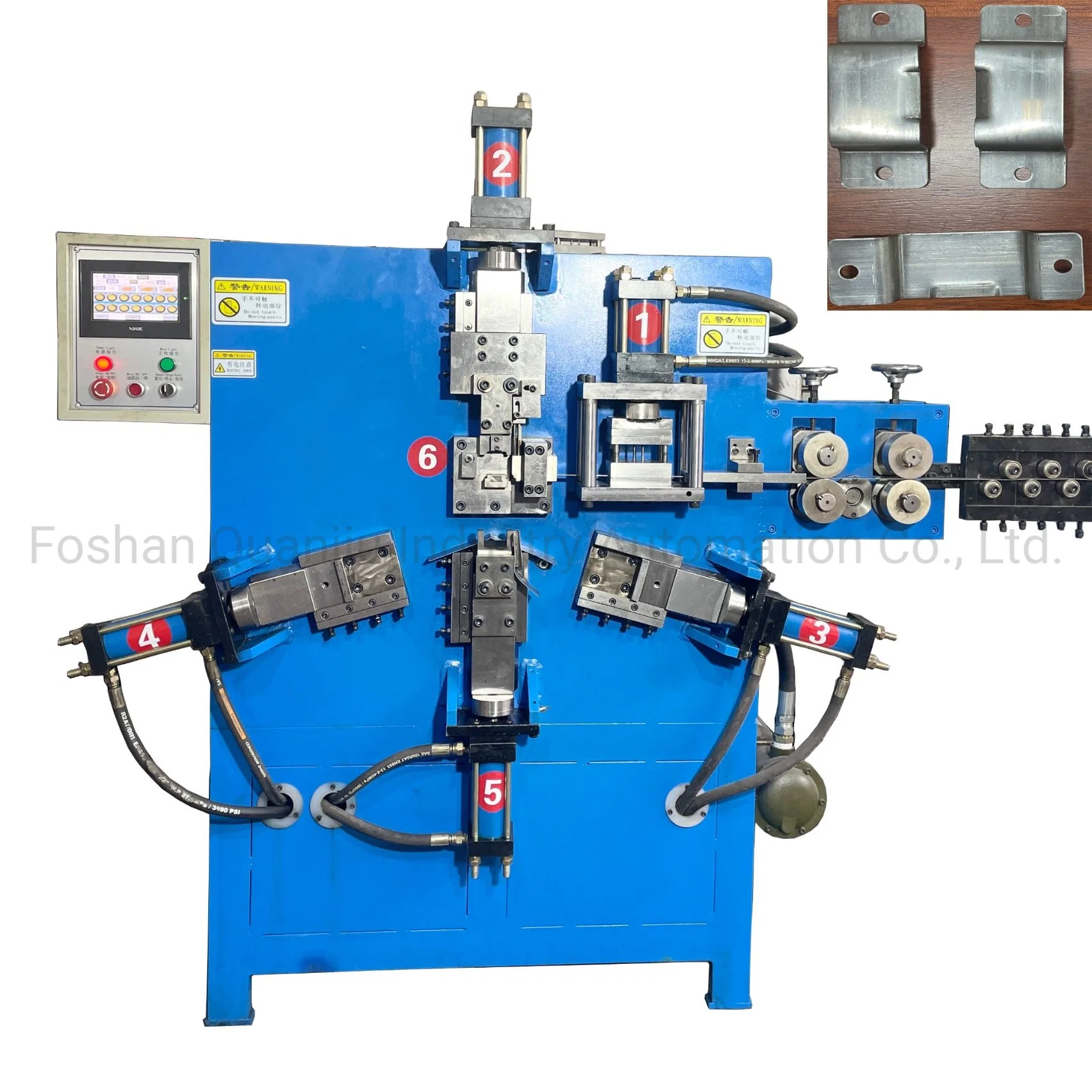 Zinc Plate Metal Sheet High Quality Hydraulic Automatic Wire Forming Machine