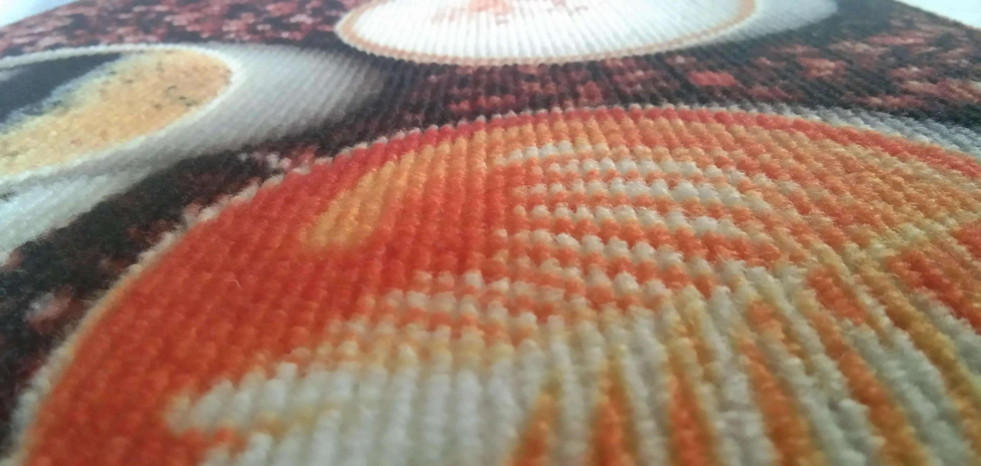 Venta caliente acoge con satisfacción plena de la alfombra a rayas de impresos digitales