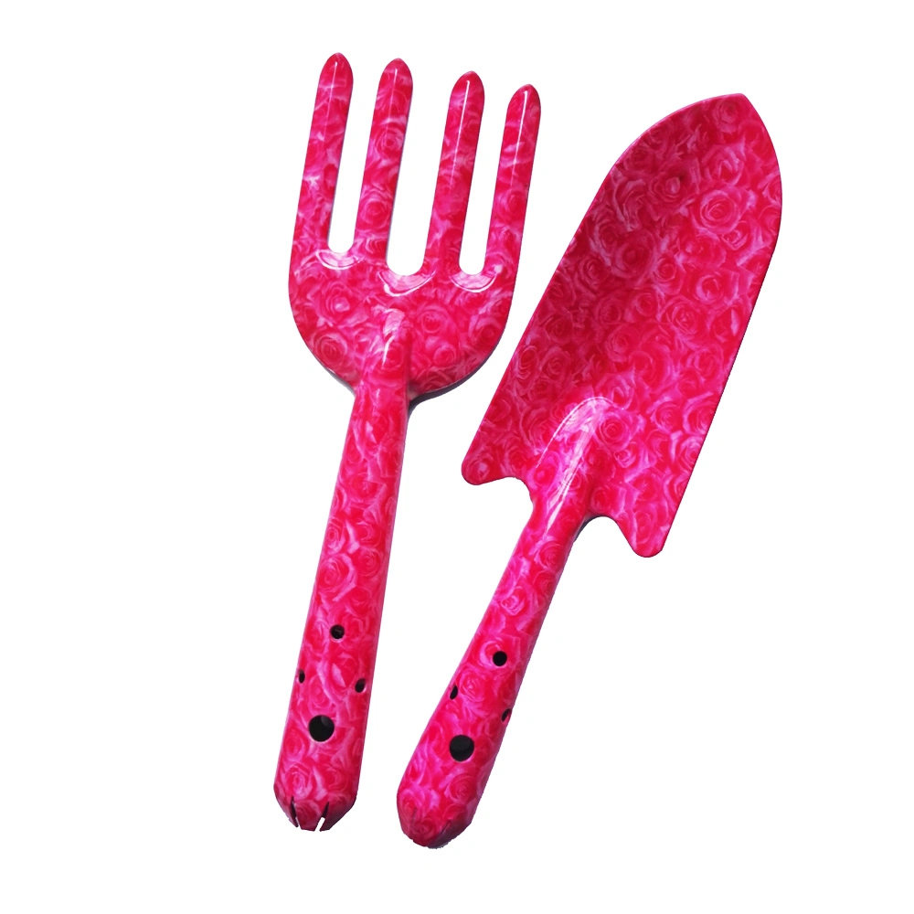 Colorful Printing Promotional Mini Garden Tool Set Spade and Fork