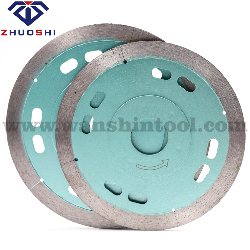 Diamond прибора влажной режущий диск тонкие Turbo сегмента стороны фрезы алмазные пилы для керамической фарфора