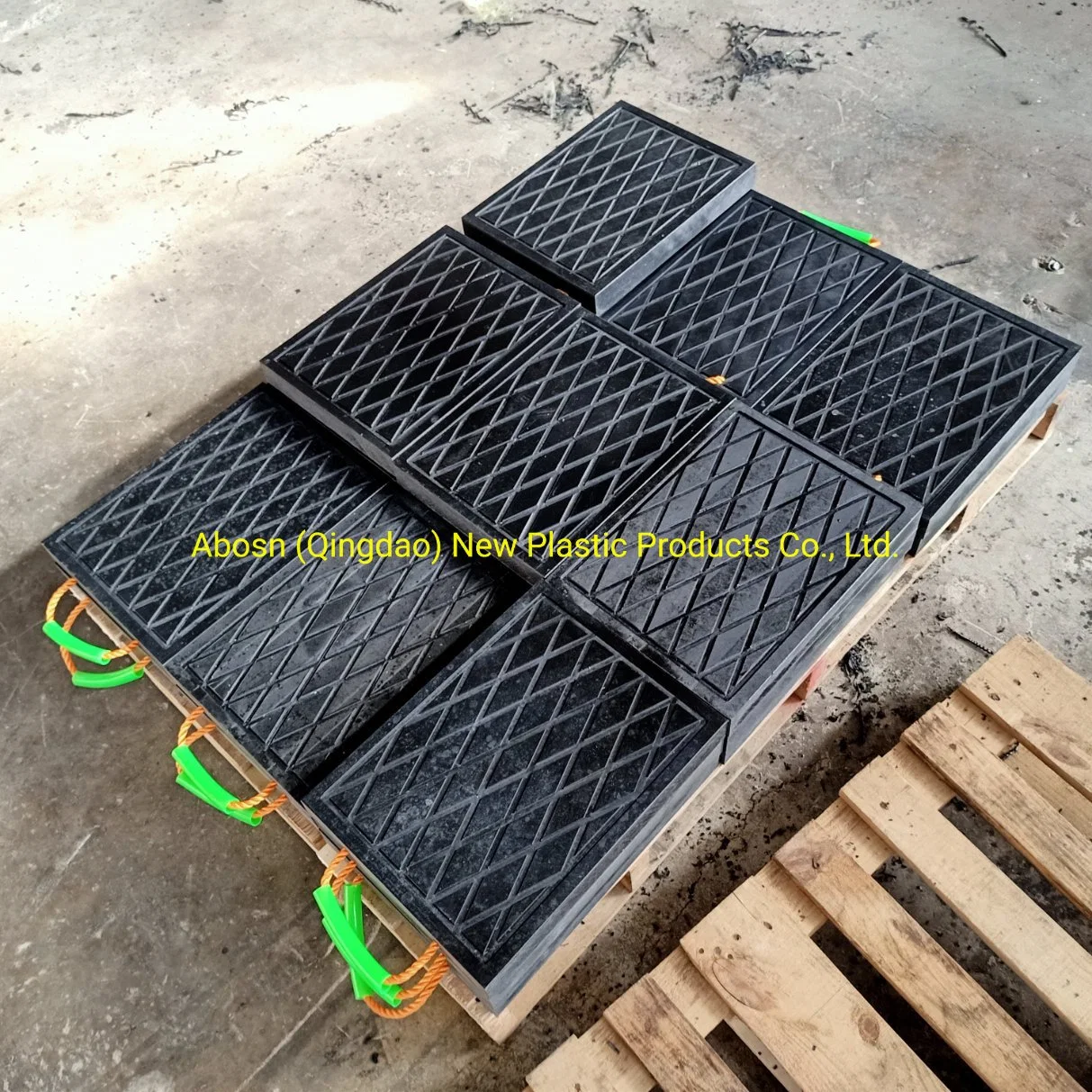 Impact Resistance Plastic UHMWPE Support Block, Crane Outrigger Pads