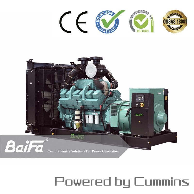 Open Frame 1500rpm 880kVA 700kw Prime Power High quality/High cost performance  Cummins Engine Diesel Generator