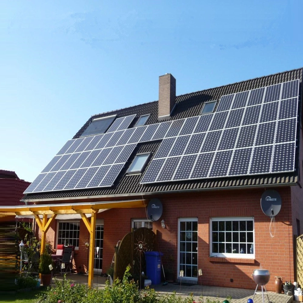 Solar Erneuerbare Energie 3kw 5kw 10kw Photovoltaik PV System Solar Panel Kit mit Windturbine für zu Hause mit Sonnenblende Preis