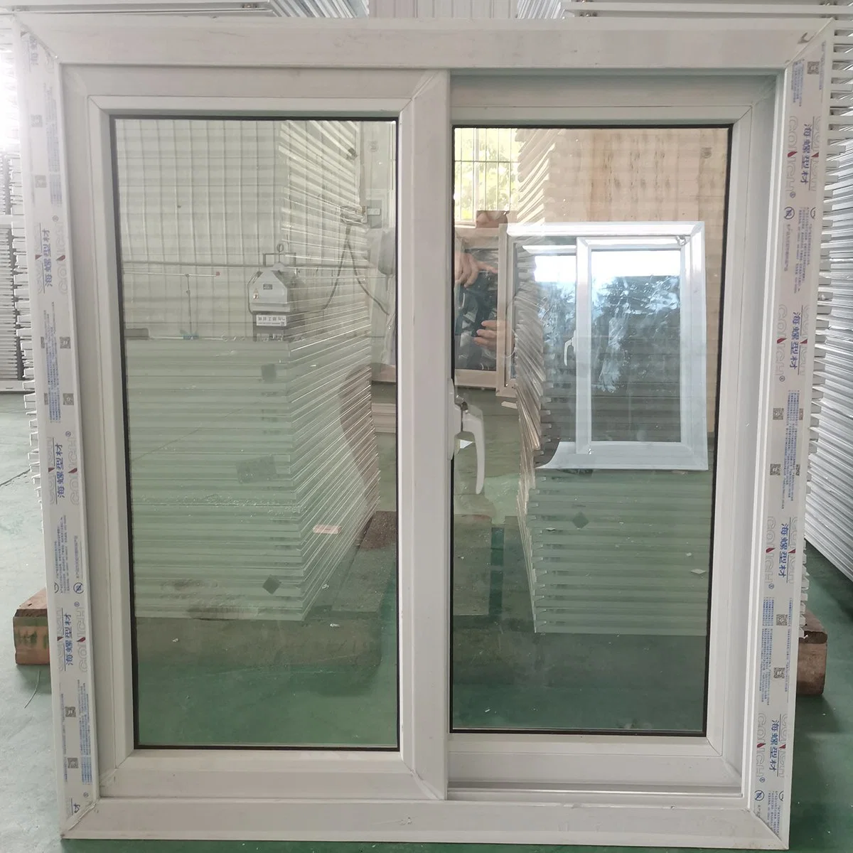 Hurricane Protection UPVC Plastic Glass Sliding Doors and Window