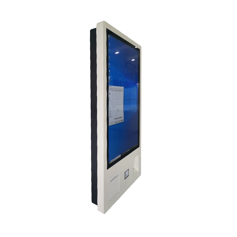 Wall Mount Floor Standing 21 27 32 Inch Cashless Selfcheckout Kiosk Android Interactive Touch Screen Selfcheckout Kiosk for Supermarket