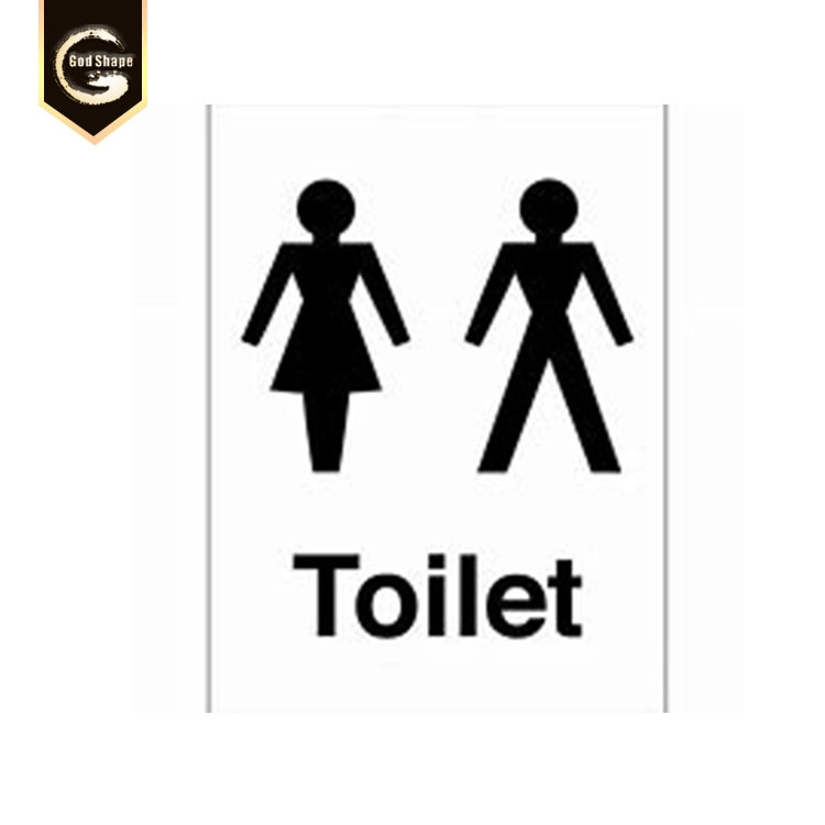 Gent Toilet Restroom Door Plate Sign Plaque for Wayfinding -0419L