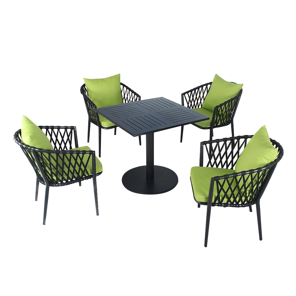 China Wholesale Leisure Retaurant Hotel Villa Dining Table and Chair Set