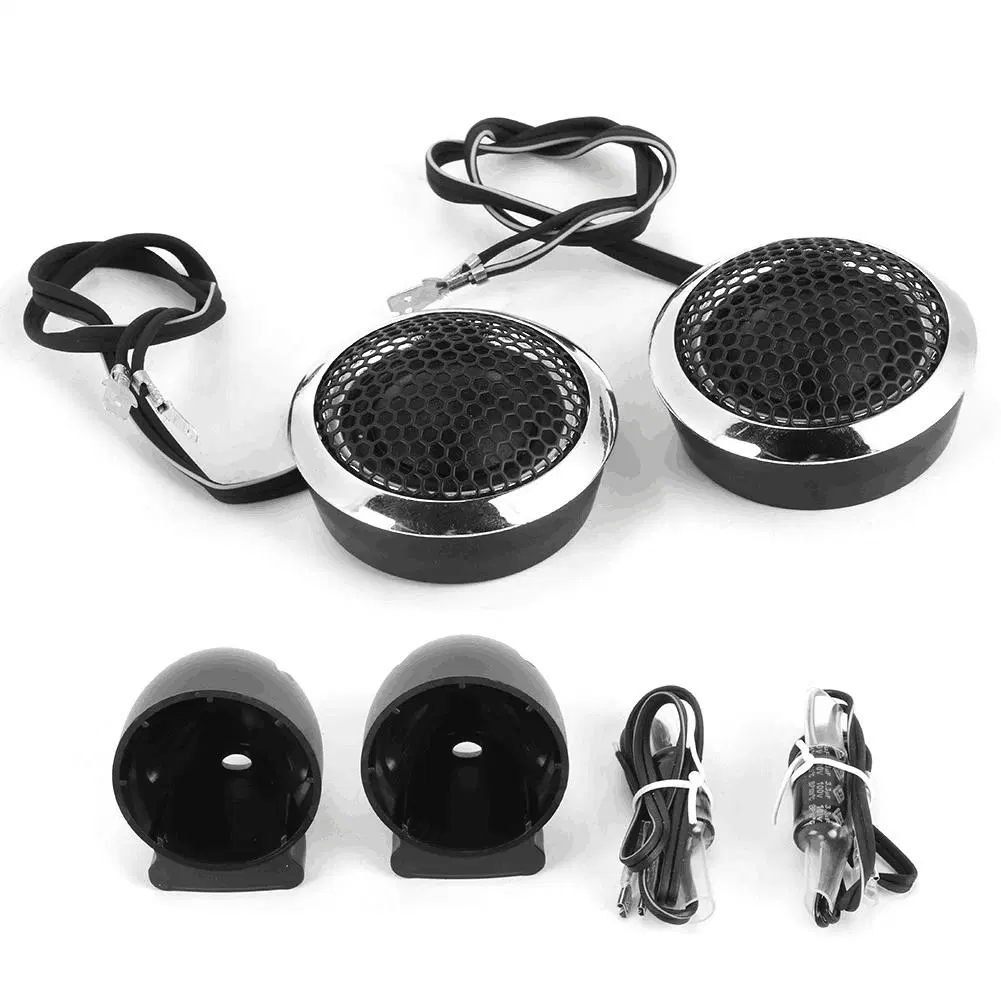 150W YH-188 de 25mm Carcasa de aluminio de la seda de alta eficiencia el film estirable Mini altavoces para el Tweeter de cúpula del sistema de audio para coche.