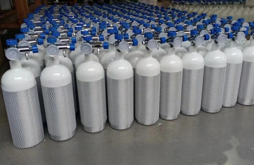 ISO 7866 Alloy 6061 Aluminium Beer CO2 Cylinder