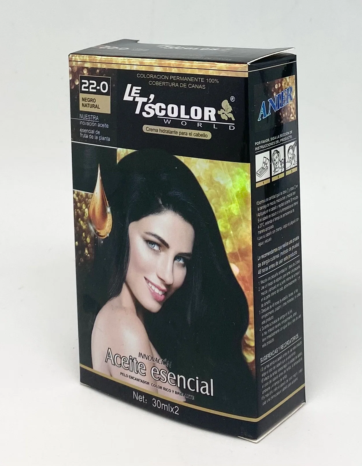 Hair Color 30mlx2 Full 24 Colors