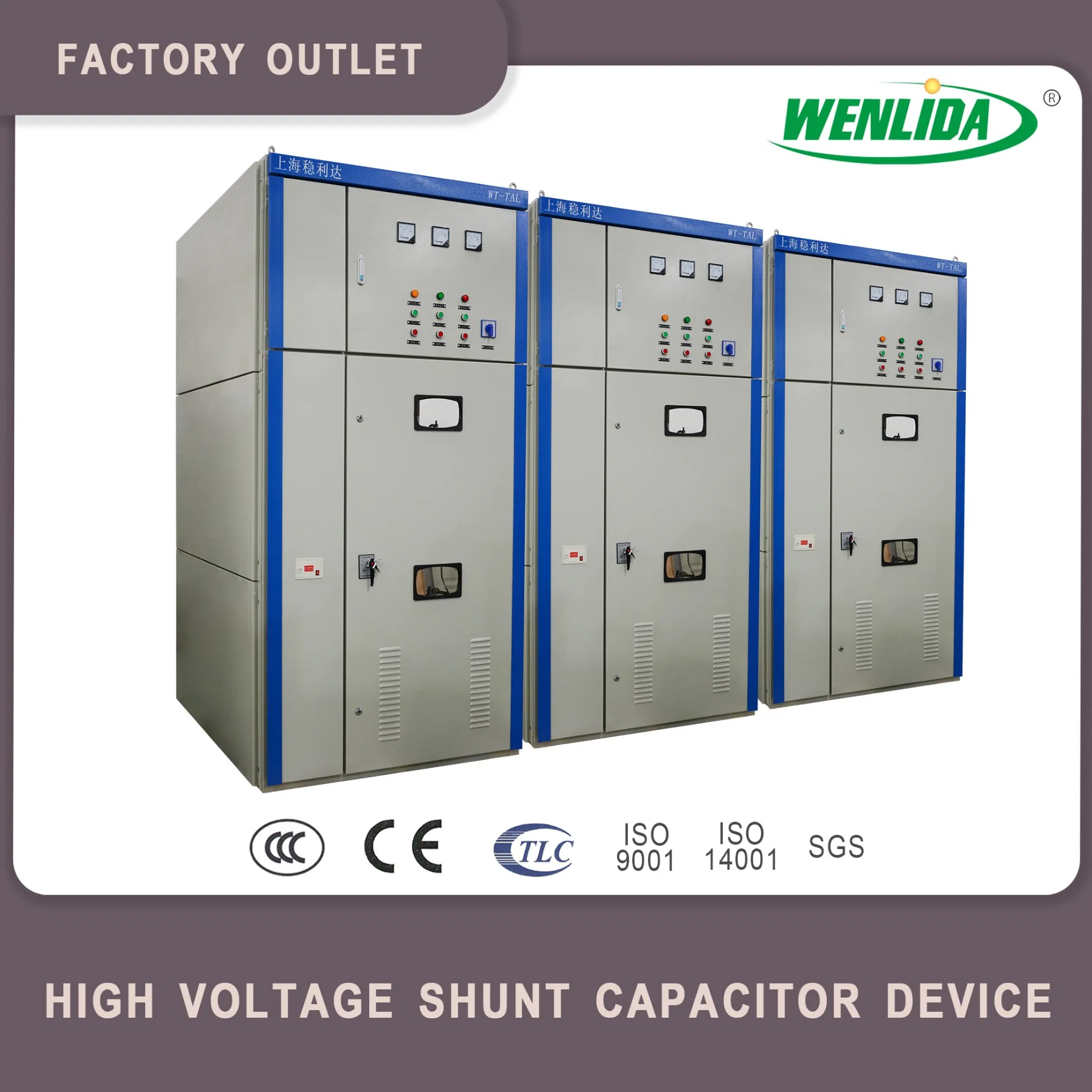 6kv 800kVA High Voltage Shunt Capacitor Equipment Reactive Power Compensation Device TBB6-800/134-Ak for Metallurgy